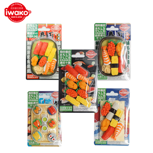 IWAKO学生寿司系列橡皮擦 日本趣味拼装仿真造型多款式回转寿司儿童手账文具礼物文创