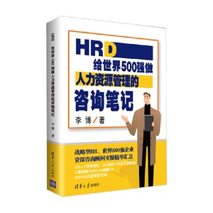 HRD 给世界500强做人力资源管理的咨询笔记 李博 著 管理