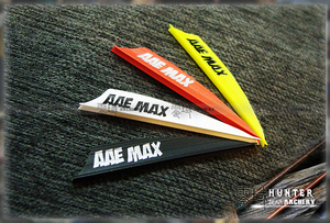 AAE MAX 2.0高速箭羽原装美国进口竞技2寸橡胶塑料碳箭hoyt反曲弓