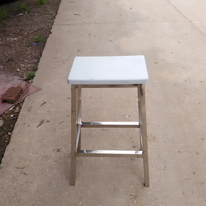 直销梯形加高工作凳不锈钢铁架车间小方凳操作凳工厂流水线凳包邮