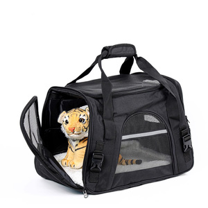 斜挎猫包外出便携折叠手提式宠物包猫咪小狗笼透气车载外出包