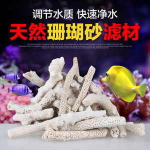 散装西沙珊瑚骨多孔优质免洗纯净水族鱼缸培菌珊瑚石过滤材料500g