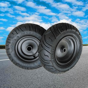 沙滩车卡丁车滑板车轮胎配件13X5.00-6寸真空胎公路花轮胎铁轮毂