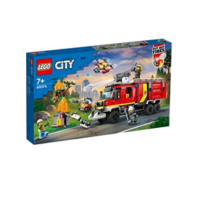 乐高城市系列60374消防指挥车男孩儿童警察局积木玩具礼物益智