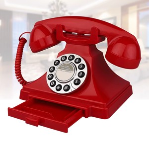 仿古电话机欧式复古家用固定电话座机老式按键客厅卧室办公机械铃