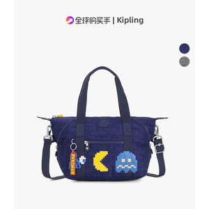 Kipling吃豆人联名斜挎包女ART MINI正品代购单肩包手提包猴子包