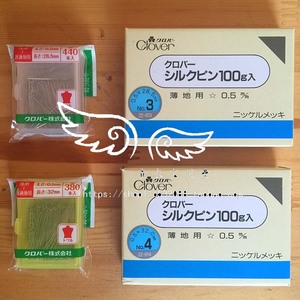 日本 CLOVER可乐工具 22-604 立裁针 缝纫用大头针 22-614
