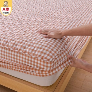 A类纯棉床笠罩2024新款加厚防滑床罩席梦思床垫保护罩防尘床单套