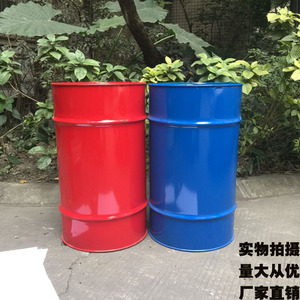 加厚100升 汽油桶柴油桶铁皮油桶备用油箱 100L 汽油桶网红装饰桶