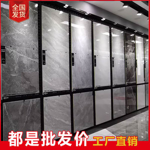 广东佛山瓷砖800x800通体大理石地板砖客厅现代简约灰色600x600新