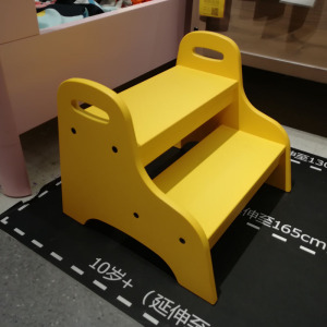 宜家IKEA特洛根儿童垫脚凳宝宝小板凳台阶增高梯凳阶梯凳脚踏凳