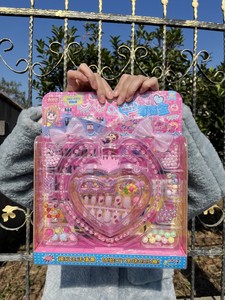 梦幻首饰盒DIY串珠手链项链美甲小女孩过家家玩具发夹饰品3-9岁6