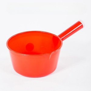 广州洛民珠江牌红色加厚耐摔塑料水勺家用水瓢厨房浴室洗发勺子