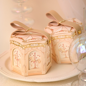 宝宝生日喜糖盒高级感喜糖盒子空盒婚礼专用网红欧式新款个性礼盒