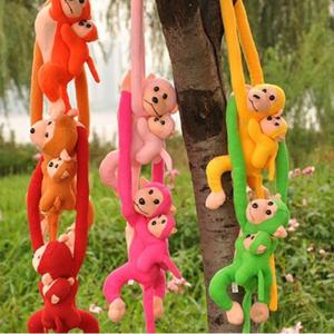 猴子玩偶挂件小猴子宠物猴幼猴会叫的猴子毛绒玩具母子猴公仔小猴