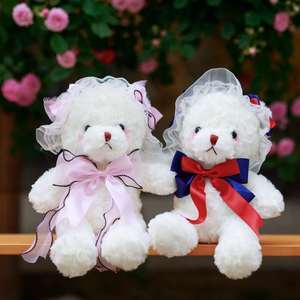 Cute cartoon hand made Lolita bear doll sweet loli bear plus