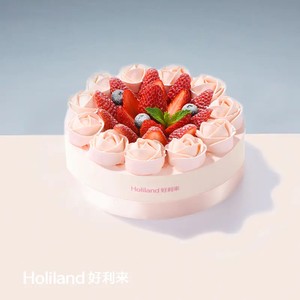 好利来生日蛋糕玫瑰花款式现做现送限西安哈尔滨成都天津市选购