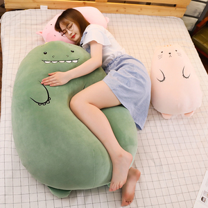 恐龙毛绒玩具可爱猪玩偶送女生床上抱着睡觉娃娃长条抱枕靠垫公仔