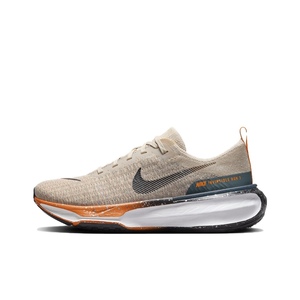 Nike 男子Run 3 flyknit 低帮褐色休闲跑步鞋FQ8720-140