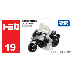 TOMY多美卡合金车模型玩具19号铃木KATANA妖刀武士刀摩托车798361