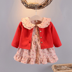 女童外套春装洋气韩版1一2-3岁女宝宝连衣裙 公主裙 婴儿童上衣服