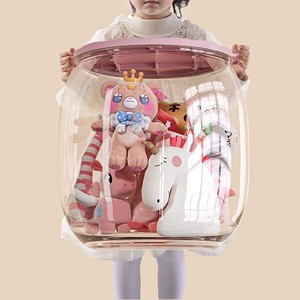 玩偶收纳手办架透明亚克力公仔放迪士尼玩偶的柜子棉花娃娃展示盒