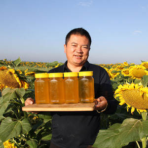 葵花蜜内蒙古向日葵土蜂蜜 农家自产高浓度结晶蜜灌装2斤非百花蜜