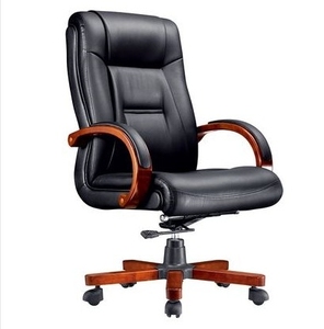 真皮老板椅豪华实木大班椅舒适久坐办公电脑椅子家用转椅牛皮座椅