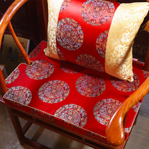 中式红木太师椅皇宫椅官帽椅餐椅卡口椅垫圆椅沙发垫坐垫海绵定做