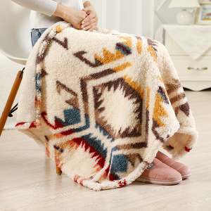 羊羔绒小毛毯珊瑚绒办公室午休午睡盖毯单人空调盖毯冬季膝盖毯子