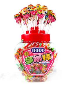 徐福记DODO多嘟棒100支棒棒糖桶装综合6种水果味儿童零食糖果礼包