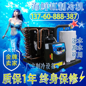 水族缸海鲜制冷机冷水机鱼缸降温器小型鱼池养殖恒温机鱼缸制冷机