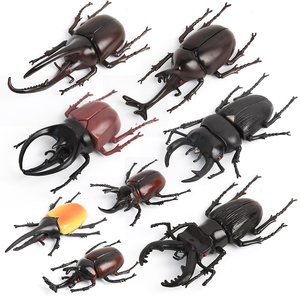 仿真甲虫玩具独角仙甲虫模型儿童整蛊认知玩具仿真动物昆虫模型