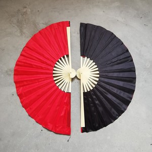 黑红双面古典舞蹈小影儿影·时候同款折扇太极响扇道具中国风女式