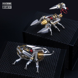 机械昆虫金属蝎子拼装模型diy创意生日礼物机械玩具六一儿童节