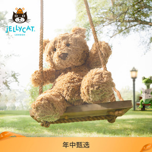 英国Jellycat巴塞罗熊安抚玩偶公仔泰迪熊陪伴可爱毛绒玩具送礼