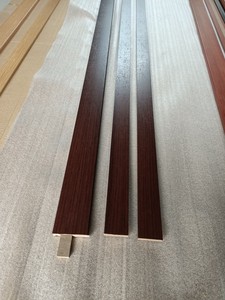 新中式顶角线免漆线木线条装饰平板线中式门套线门档条黑胡桃