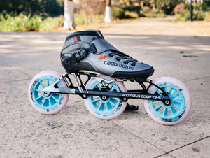 新款荷兰Cadomotus卡杜牧SR3速度轮滑鞋专业竞速成人碳纤维可热塑