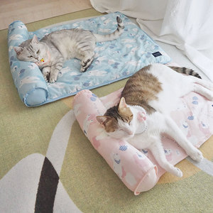 呆萌宠 宠物夏季凉垫猫狗冰垫猫咪睡垫 降温猫窝垫凉席毯子可机洗