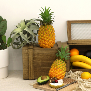仿真菠萝模型 橱窗展示拍照道具 样板间餐厅水果装饰品 仿真水果