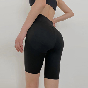 D-SPORT线雕塑形裤骑行裤提臀显瘦小黑裤收腹瑜伽运动外穿打底裤