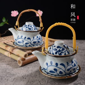 土瓶蒸壶日式茶壶汤海鲜壶小茶壶一人用茶壶夏天小茶壶套装商用