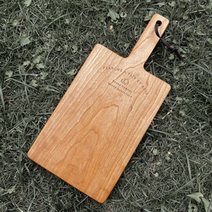 日式樱桃木迷你面包板实木家用小砧板菜板辅食占板纯木案板方板