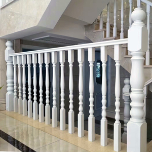 奇步泰国进口实木立柱橡木烤漆楼梯扶手栏杆飘窗护栏室内家用欧式