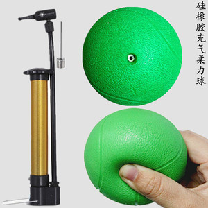 太极柔力球硅胶软球充气球橡胶磨砂球沙球练习球初学者 柔力球球