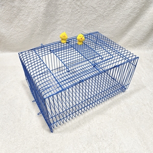 芦丁鸡隔离笼子加厚运输笼仓鼠兔子鸟运输枕笼宠物铁丝笼加密结实