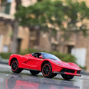 比美高1:64法拉利车模 Ferrari模型玩具 法拉利精品汽车 蛋糕摆件