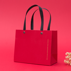 新年礼品袋红袋子喜袋婚庆满月装喜糖礼盒回礼春节手提袋红色大号