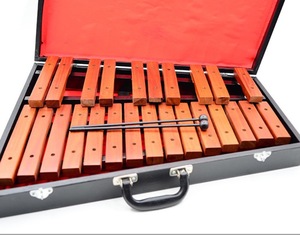 木琴打击乐器音乐教学专业教具25音红琴儿童敲琴 25音