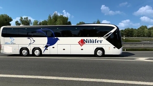 欧洲卡车模拟2尼奥普兰Tourliner大巴车mod高玩推荐欧卡2用mo